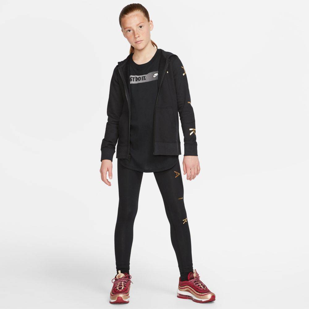 NIKE GIRLS SPORTSWEAR AIR FLEECE FULL ZIP HOODIE