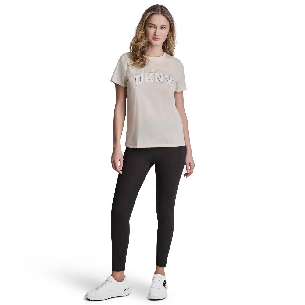 DKNY EMBOSSED LOGO TEE