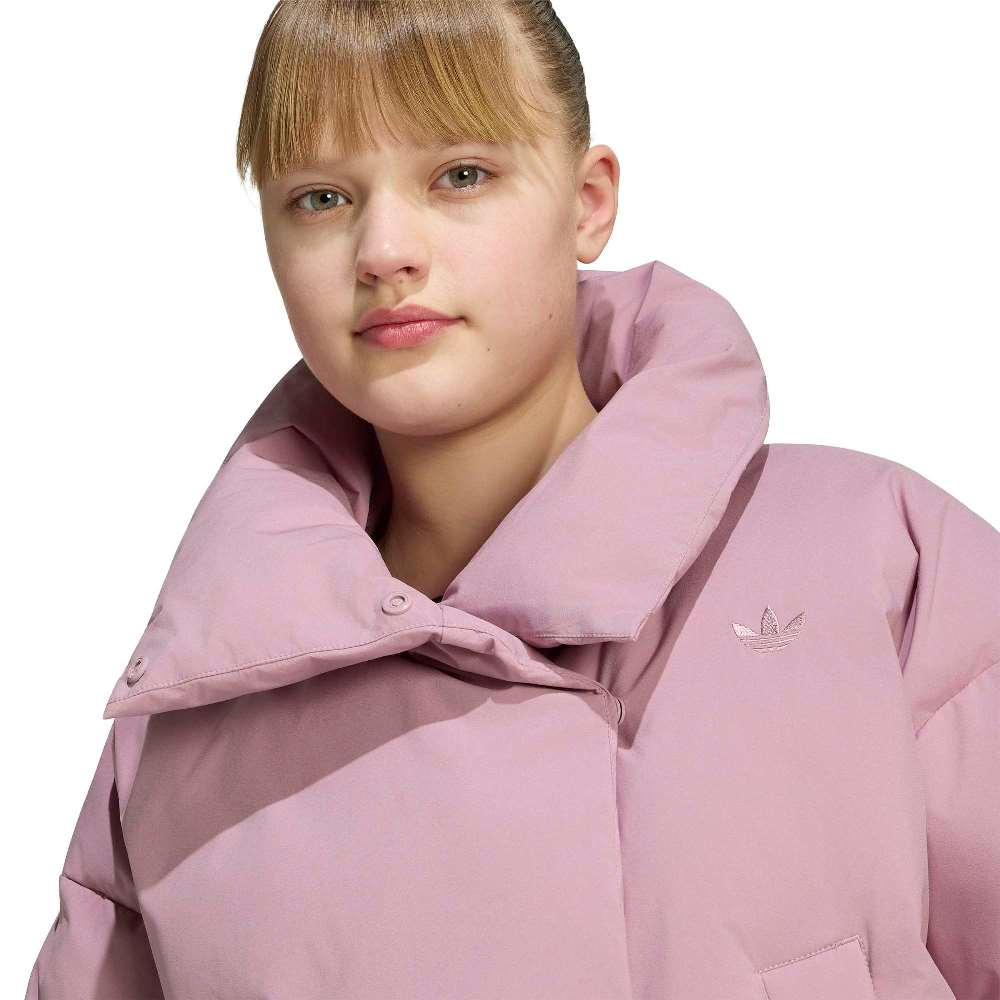 ADIDAS ORIGINALS GIRLS OVERSIZED PUFFER MIDWEIGHT JACKET