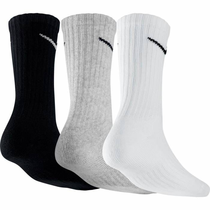 NIKE UNISEX CUSHIONED CREW TRAINING 3PAIRS