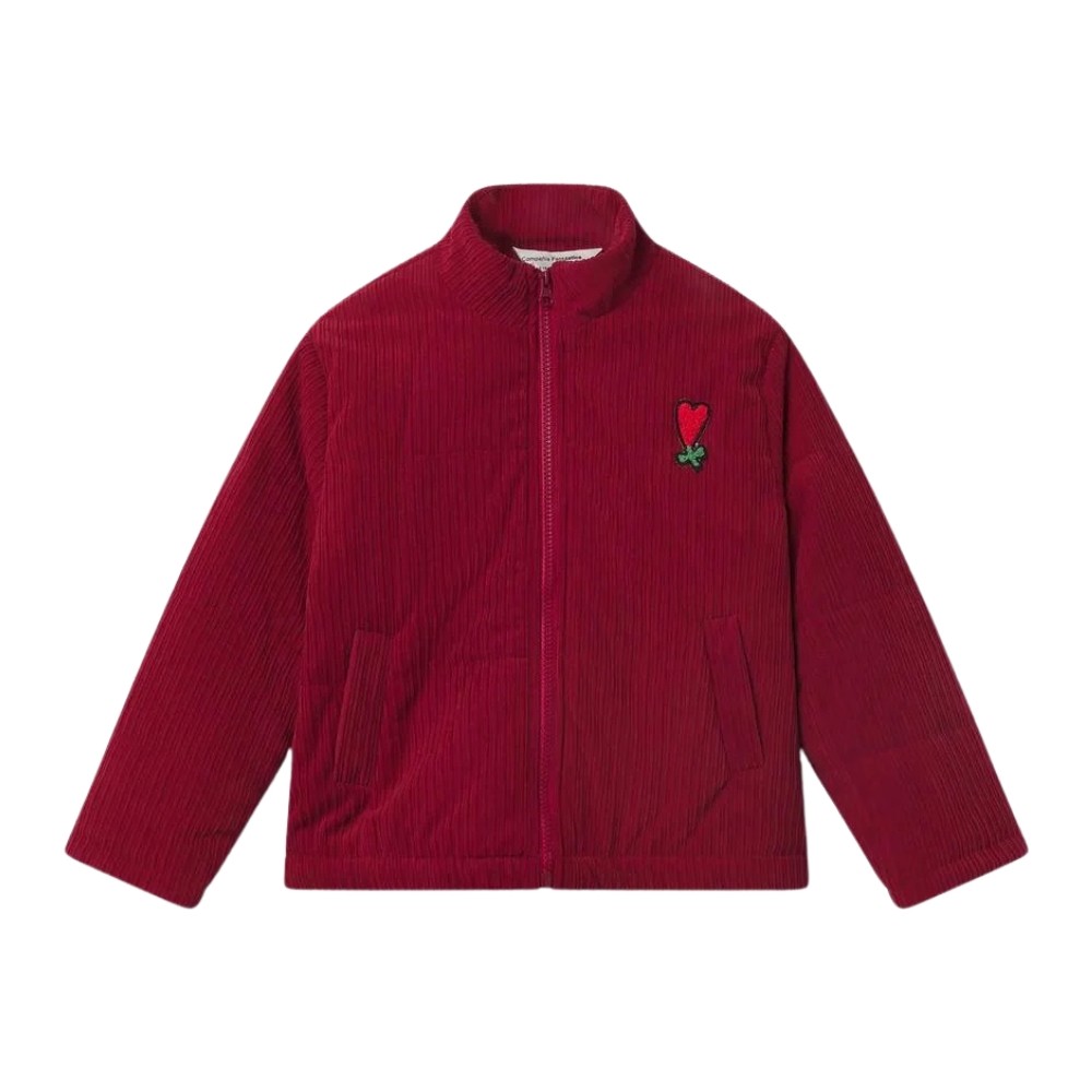 COMPANIA FANTASTICA CYCLAMEN PATCH CORDUROY COAT