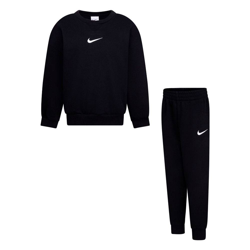 NIKE LITTLE KIDS ESSENTIAL FLEECE CREW SET