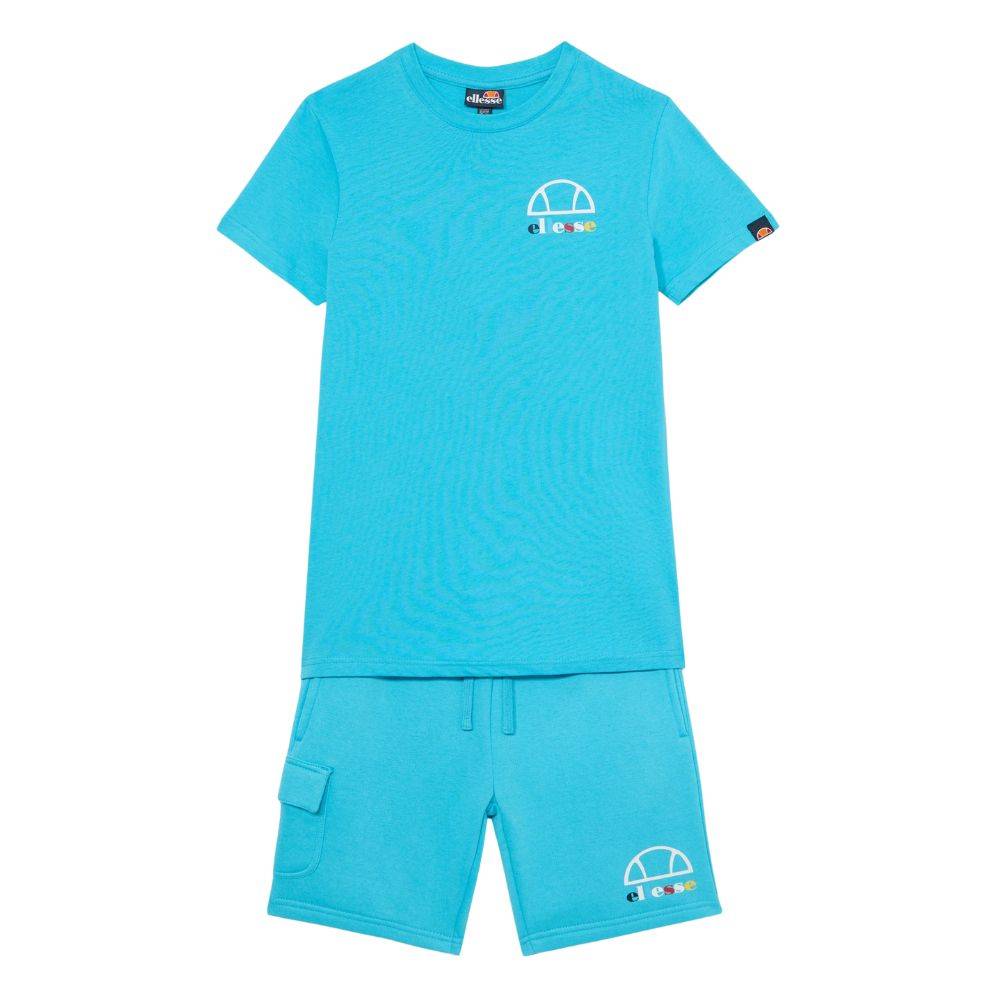 ELLESSE JUNIOR BOYS CIRCATI TEE & SHORT SET
