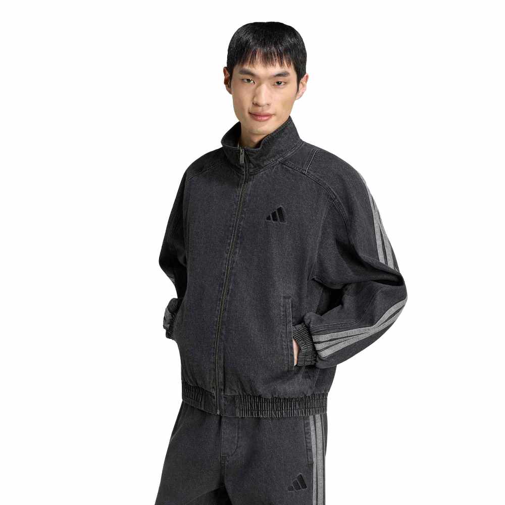 ADIDAS M STADIUM LOOSE FIT DENIM TRACK JACKET