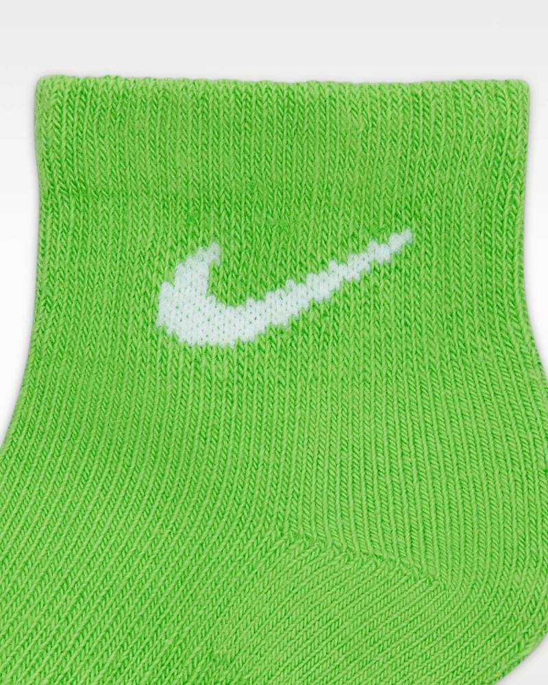 NIKE INFANT SWOOSH 6PK ANKLE SOCKS