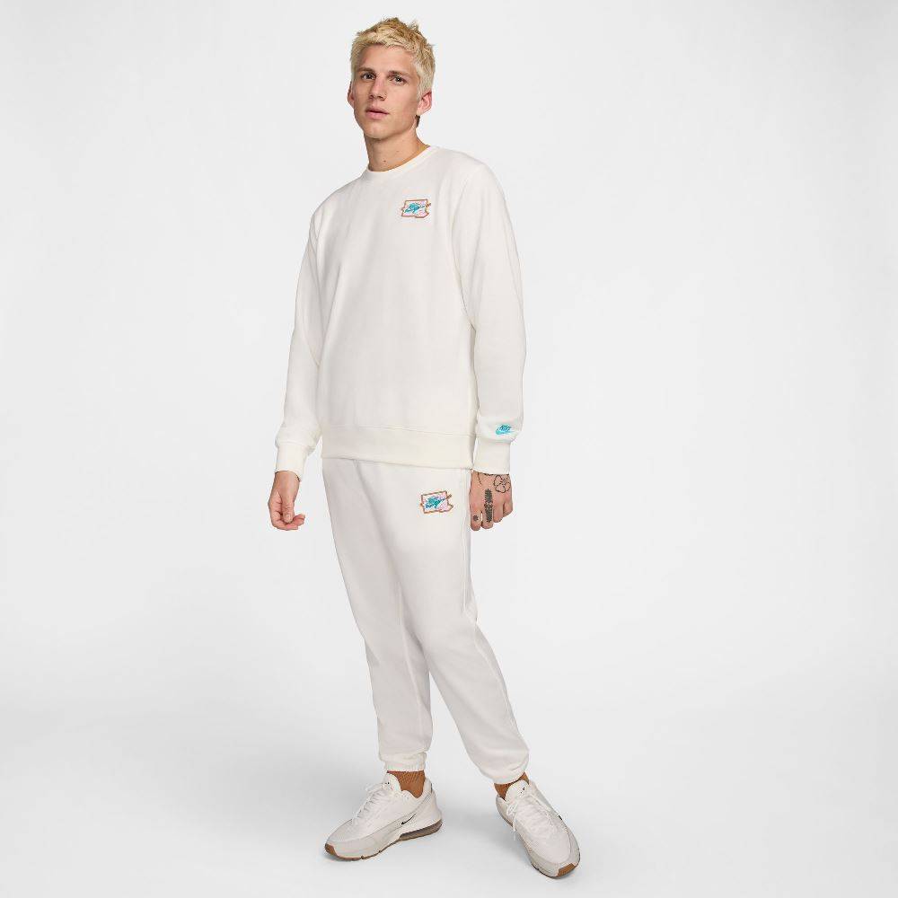 NIKE CLUB FRENCH-TERRY BOLT CUFFED PANT