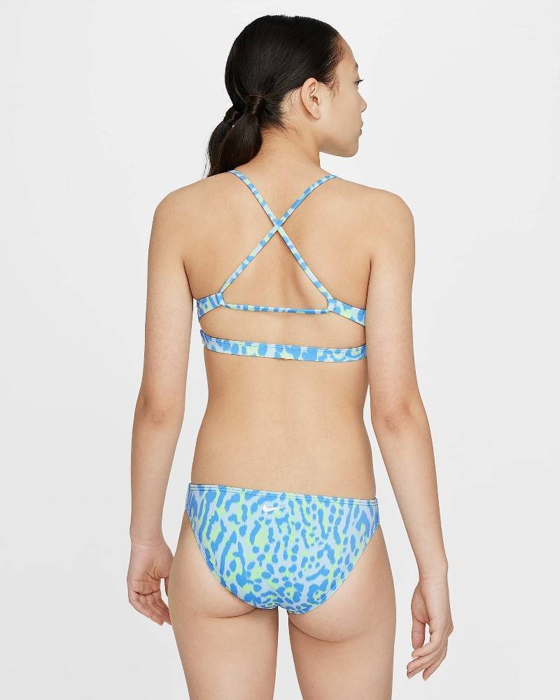 NIKE GIRLS WILD LACE UP BIKINI SET