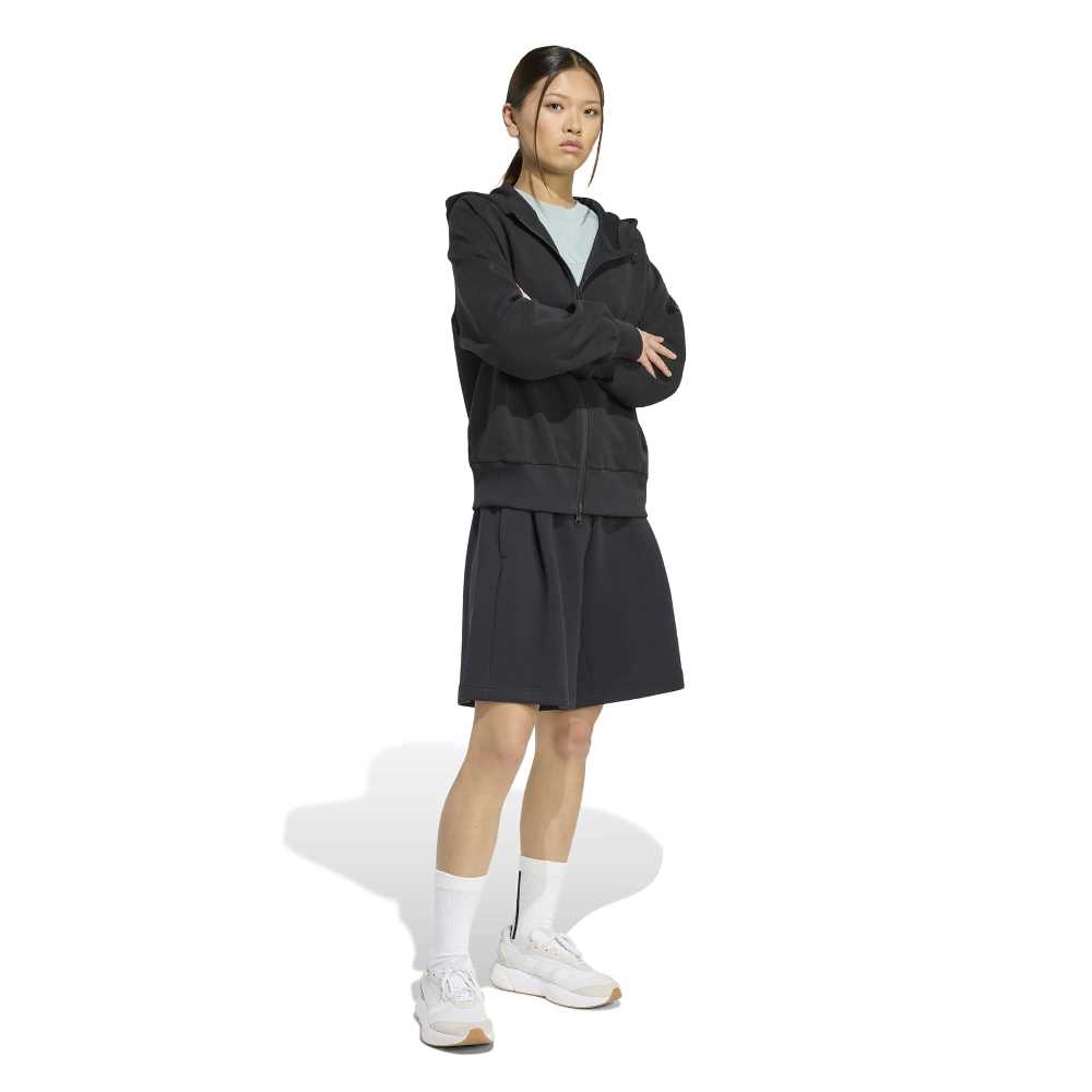 ADIDAS SOFT LUX FULL-ZIP HOODIE