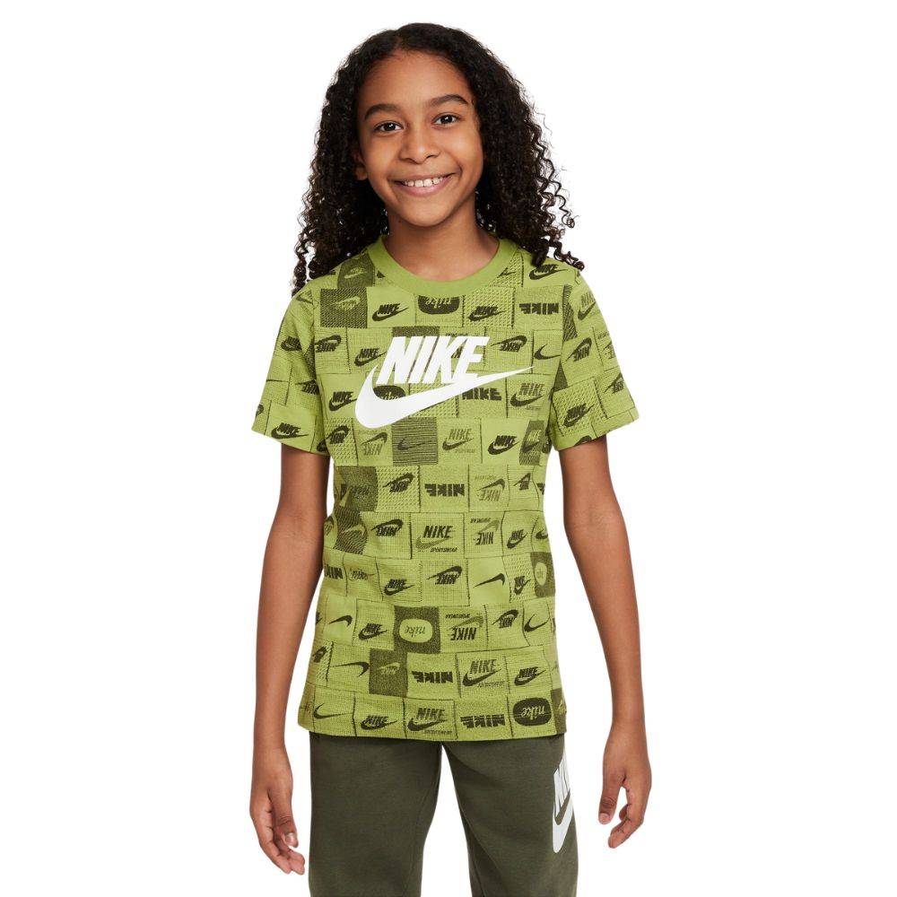 NIKE YOUTH CLUB SEASONAL ALL-OVER-PRINT TEE