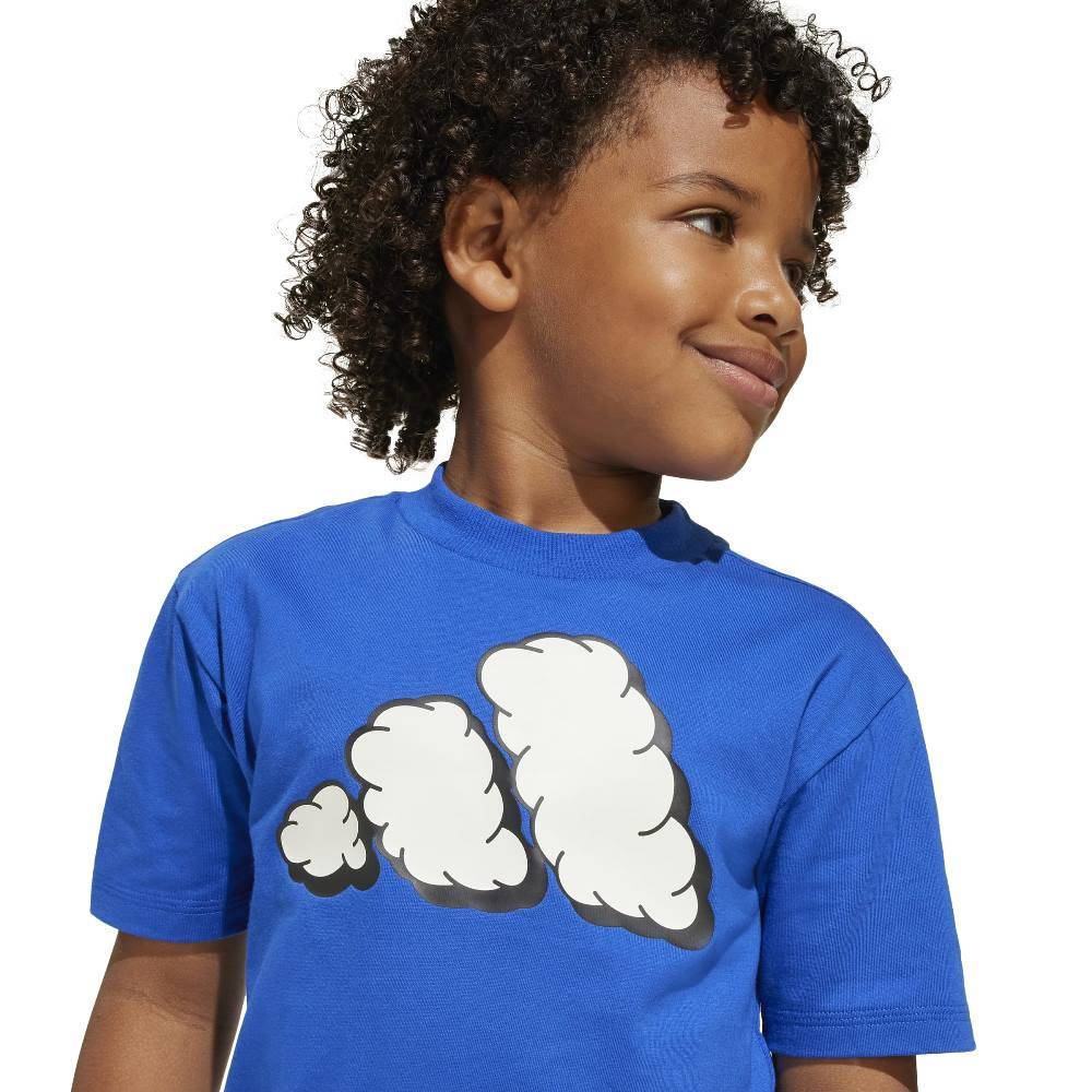 ADIDAS LITTLE KIDS SEASONAL ESSENTIALS FUN T-SHIRT SET