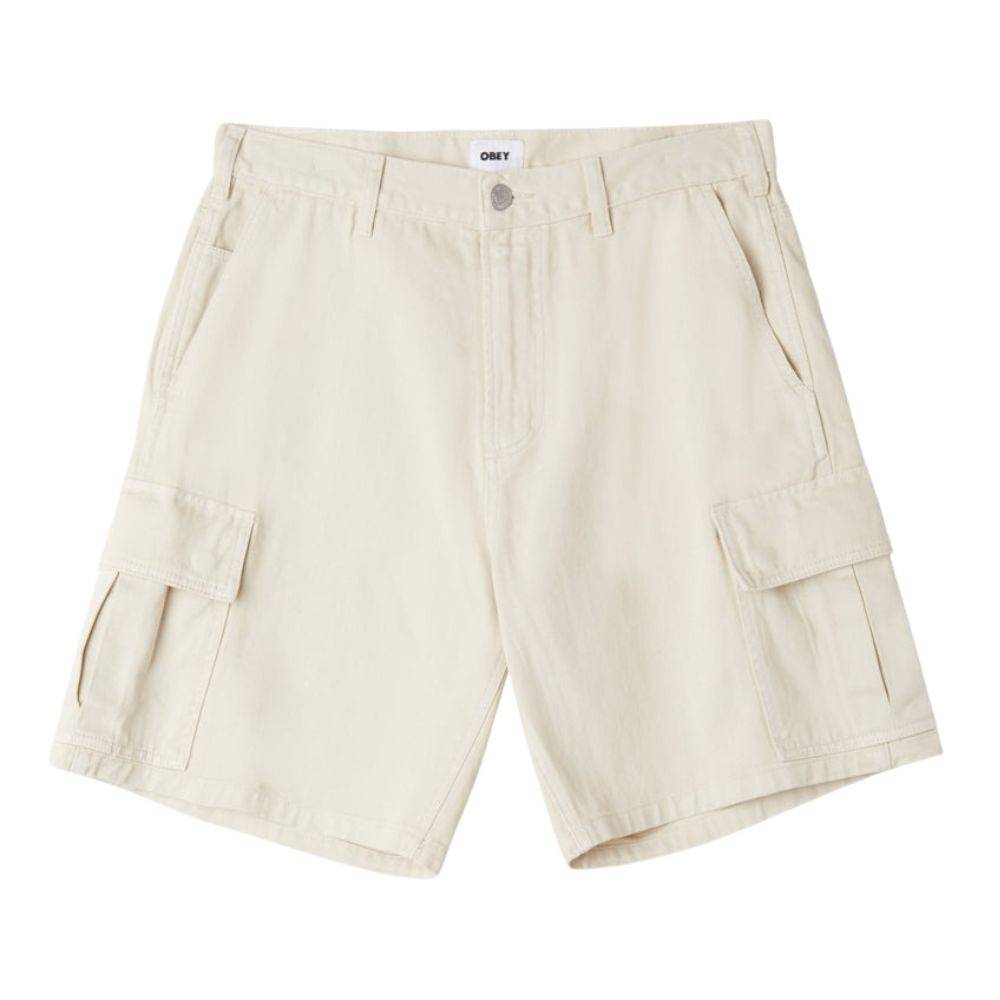 OBEY BIGWIG BAGGY DENIM CARGO SHORT
