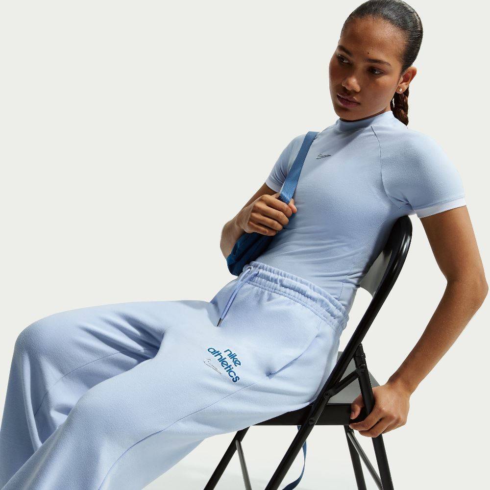 NIKE WOMENS PHOENIX HIGH WAISTED WIDE LEG PANT