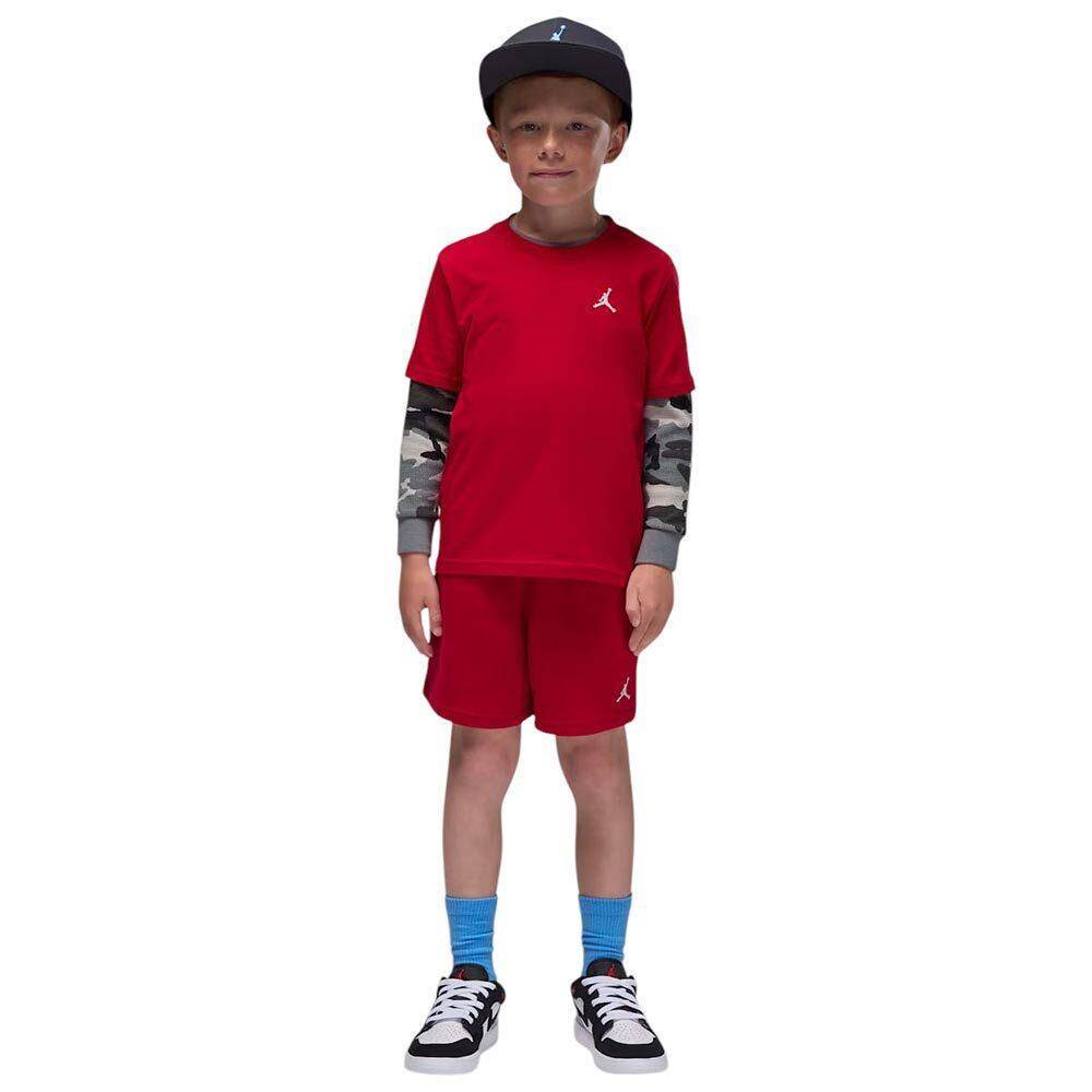 NIKE JORDAN LITTLE BOYS MJ BROOKLYN ESS FLC SHORT SET