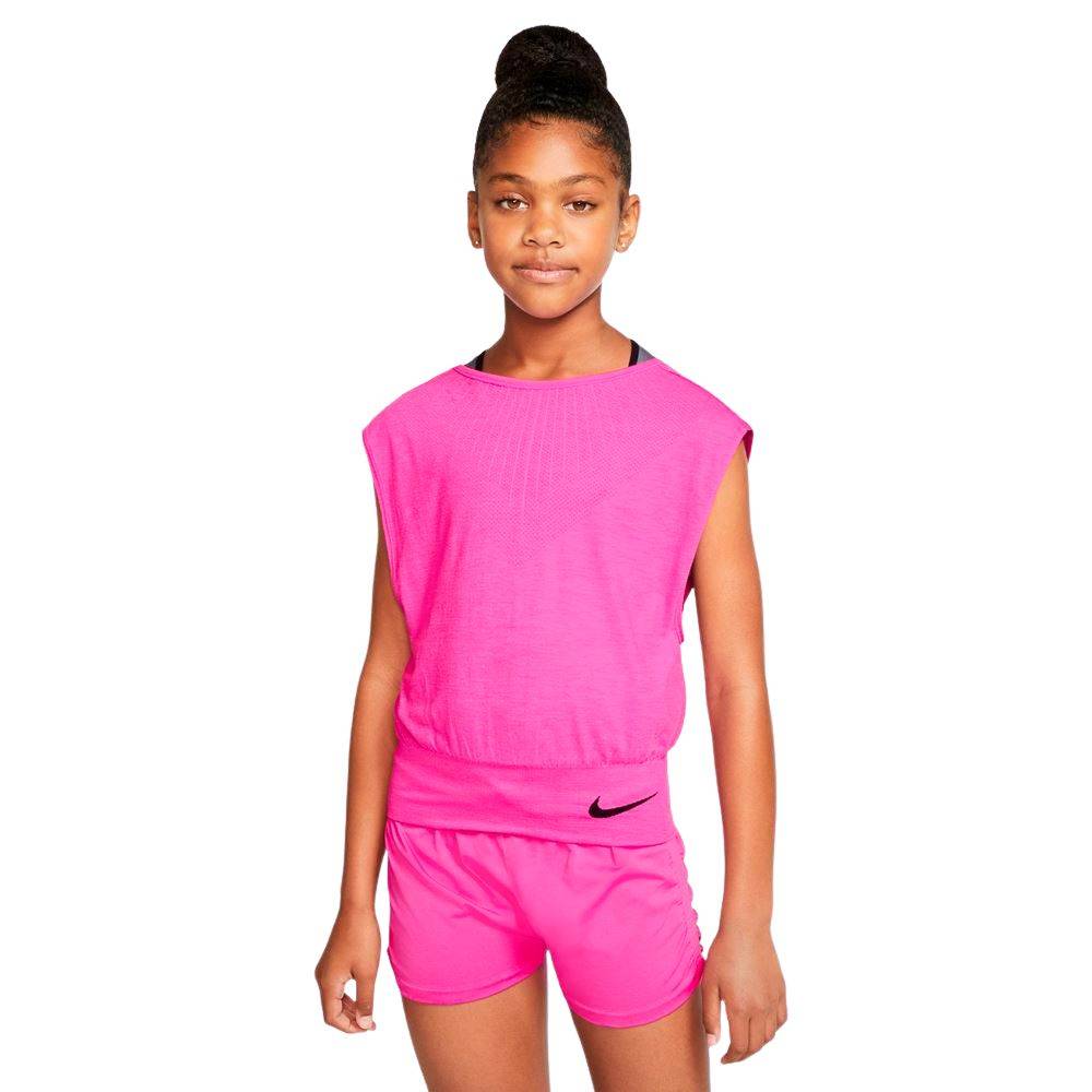 NIKE GIRLS SEAMLESS REVERSIBLE TOP