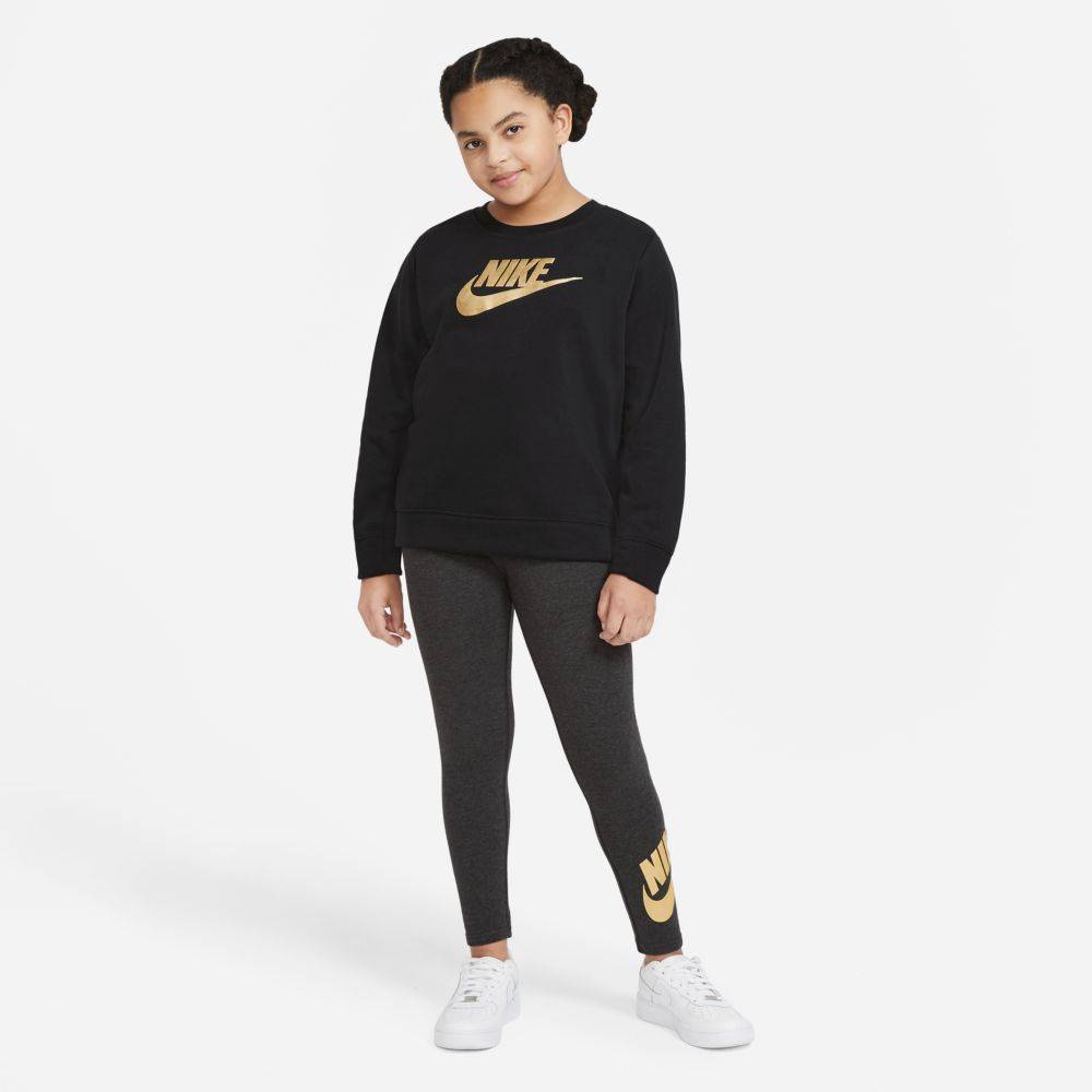 NIKE NSW GIRLS SHINE FT CREW ( EXTENDED SIZE)