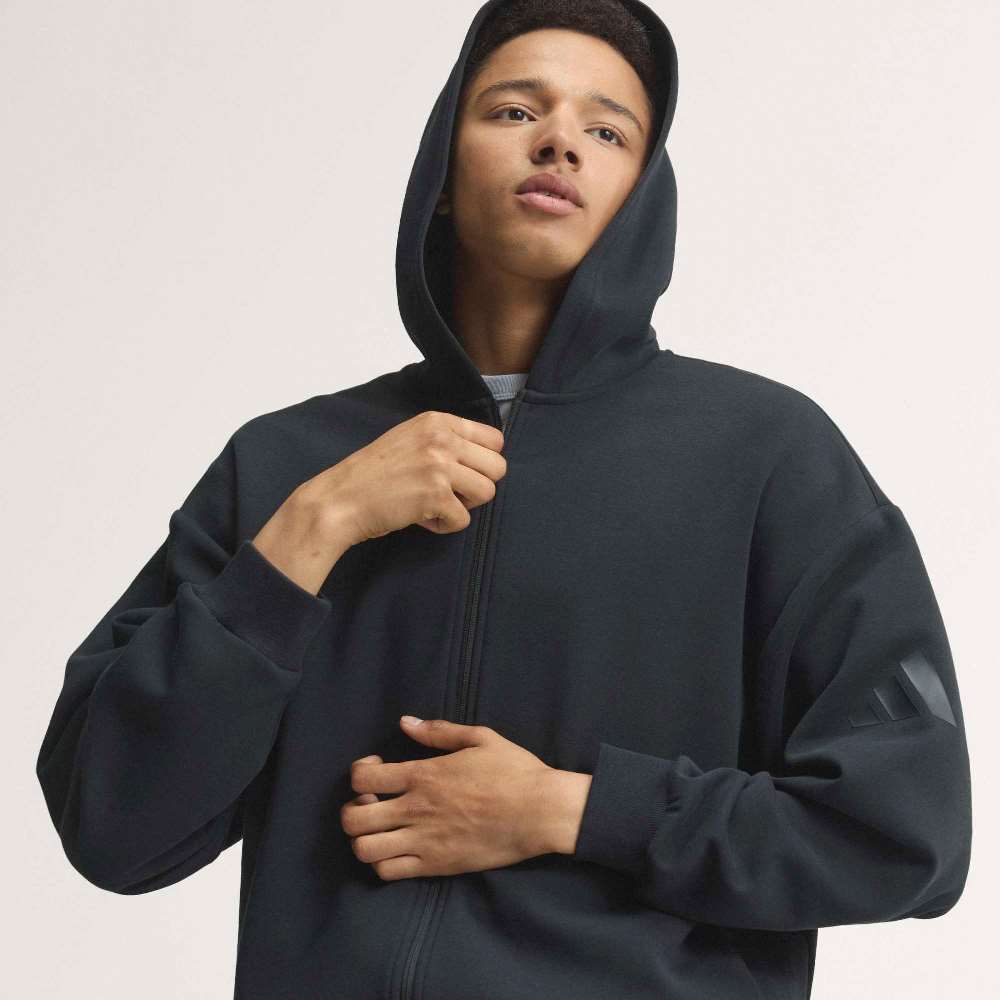 ADIDAS M SOFT LUX FULL-ZIP HOODIE
