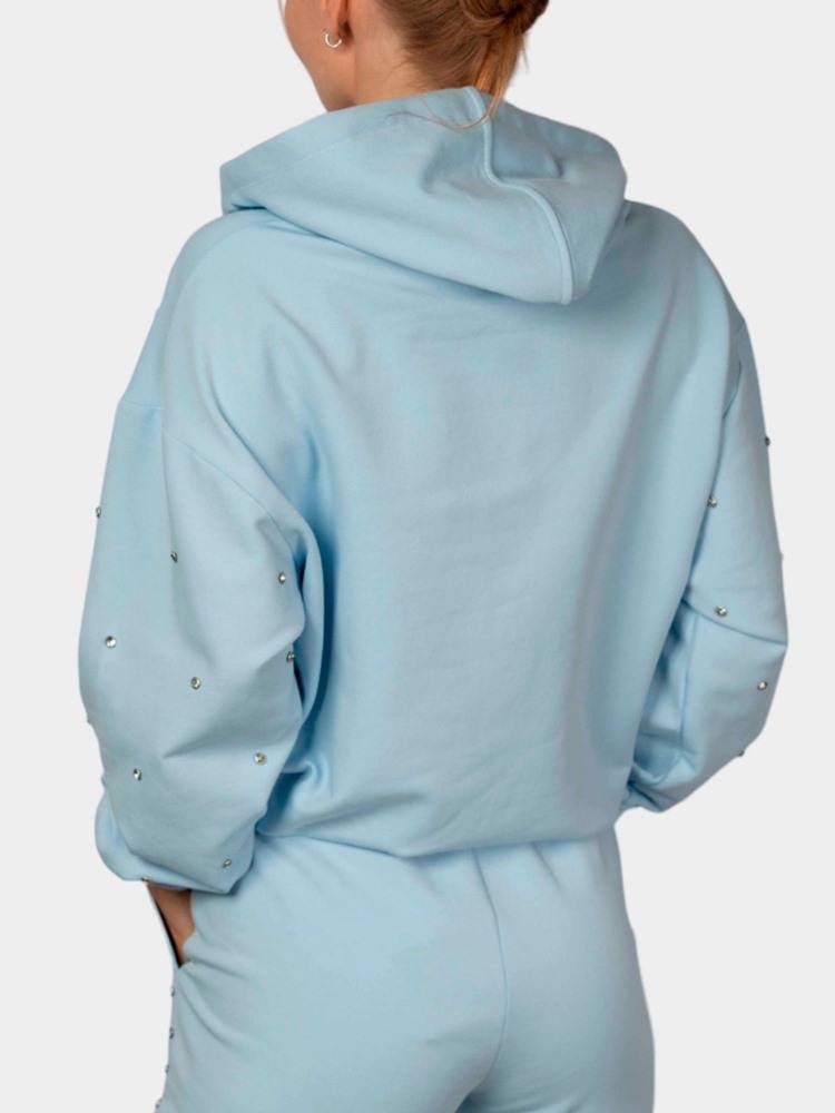 LIU JO STUDDED HOODIE