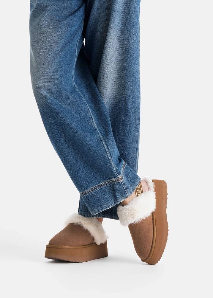 LIU JO JANE - SUEDE PLATFORM MULES