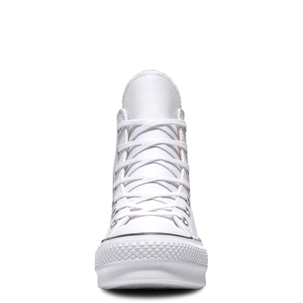 CONVERSE ALL STAR PLATFORM LEATHER HIGH-TOP