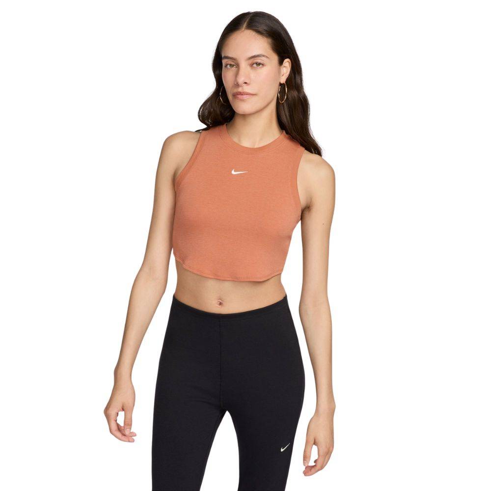 NIKE NSW WOMENS CROPPED MINI-RIB TANK TOP