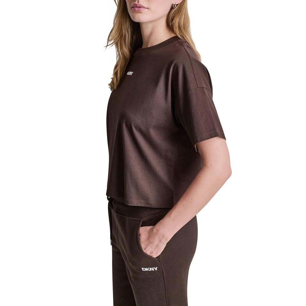 DKNY CENTERED LOGO SHORT SLEEVE TEE