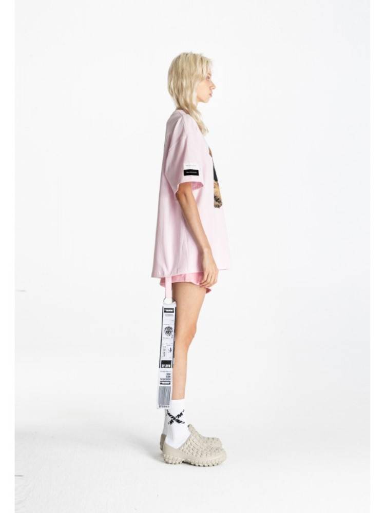 MWM TEDDY BEAR PRINT OVERSIZED TEE
