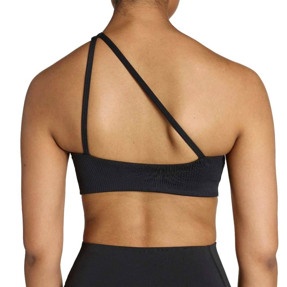 ADIDAS OPTIME WORKOUT RIB ONE SHOULDER LIGHT SUPPORT BRA