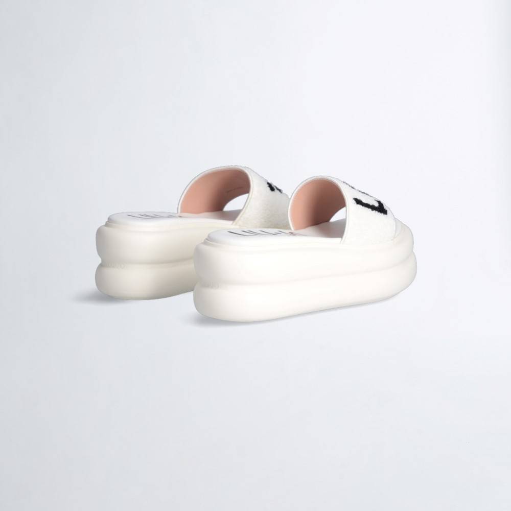 LIU JO ARIA 06 - SLIPPER FLATFORM TERRY CLOTH