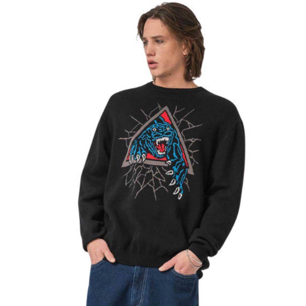 SANTA CRUZ NATAS SC PANTHER KNIT CREW