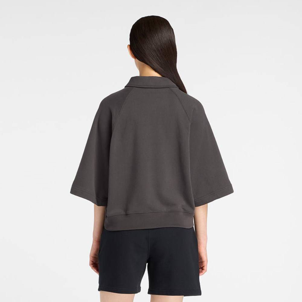 NEW BALANCE COASTAL FLEECE OVERSIZED POLO