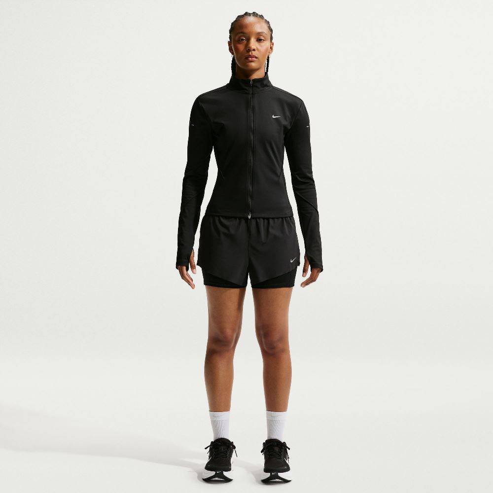 NIKE SWIFT DRI-FIT MID-RISE 2-IN-1 RUN SHORT