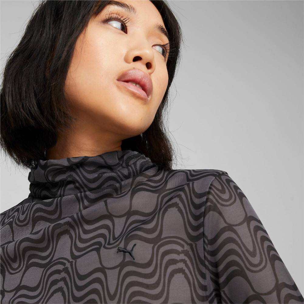 PUMA WINTER RINK SEE THROUGH LONGSLEEVE TOP