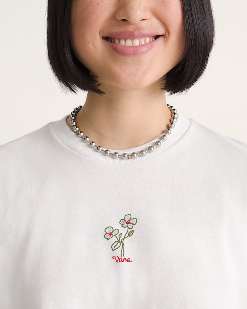 VANS HAND DRAWN FLORAL SS TEE W