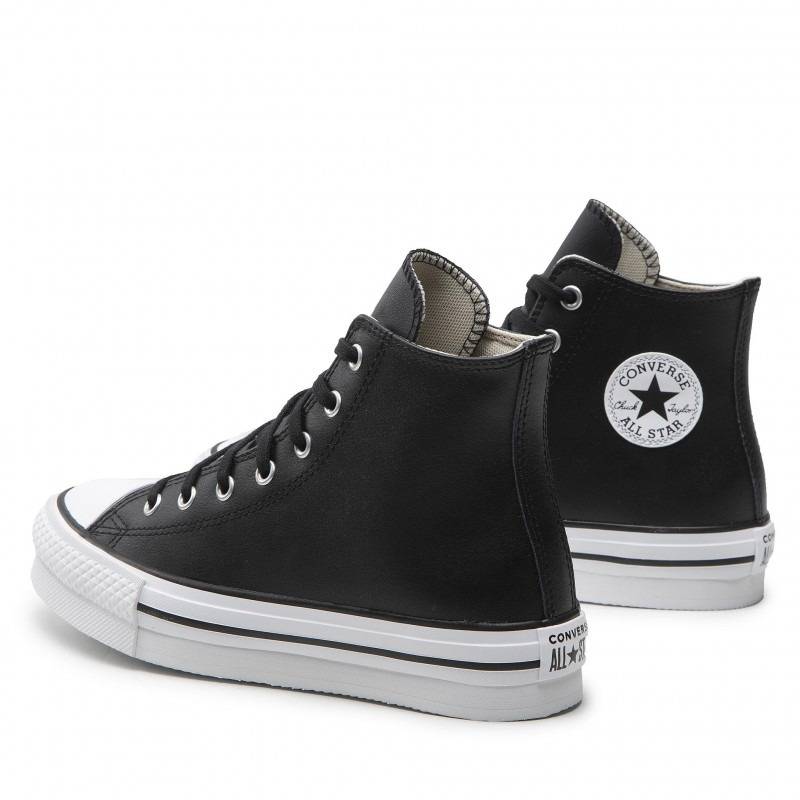 CONVERSE ALL STAR EVA LIFT LEATHER JR SHOES