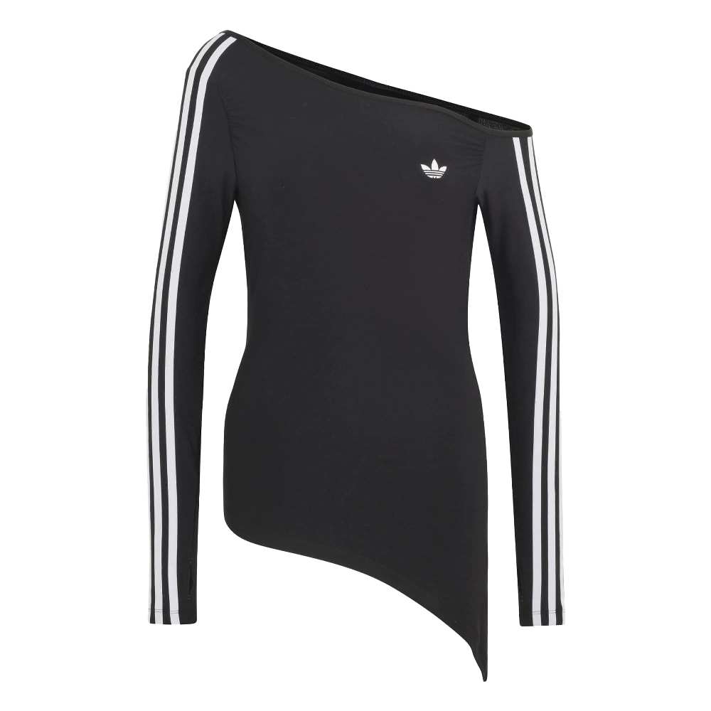 ADIDAS ORIGINALS BADIGIRL ONE SHOULDER ASYMETRIC TOP