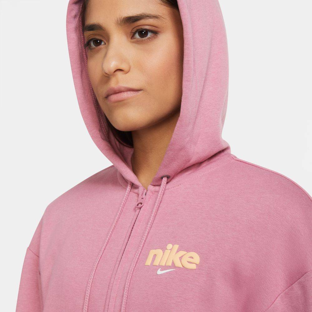 NIKE WOMENS VINTAGE GRAPHIC FULL-ZIP HOODIE