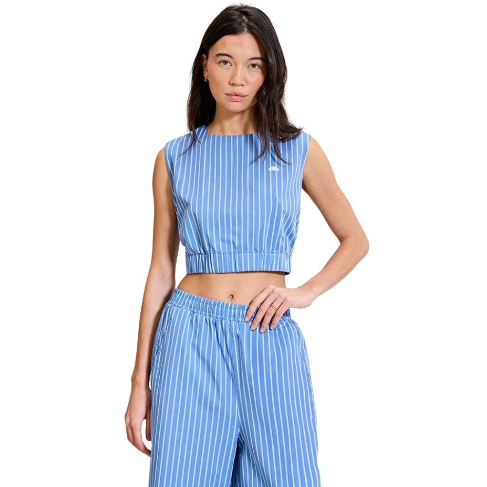 ELLESSE WOMENS RESORT STRIPE SARZANA TOP