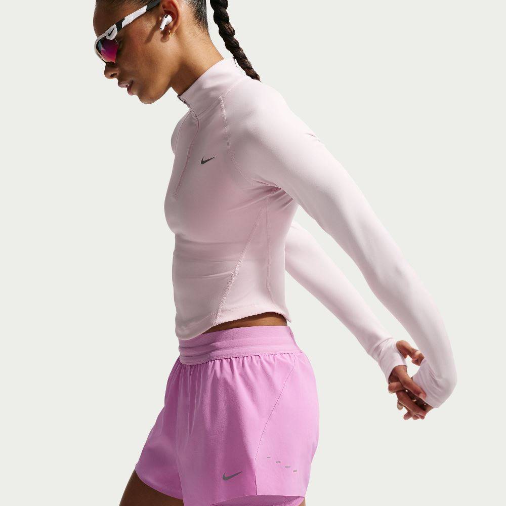 NIKE SWIFT DRI-FIT MID-RISE 2-IN-1 RUN SHORT