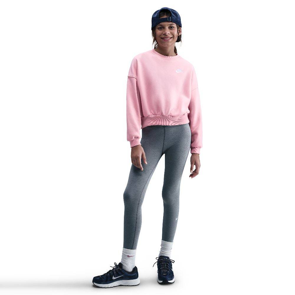 NIKE GIRLS NSW FLEECE BOXY CREW-NECK