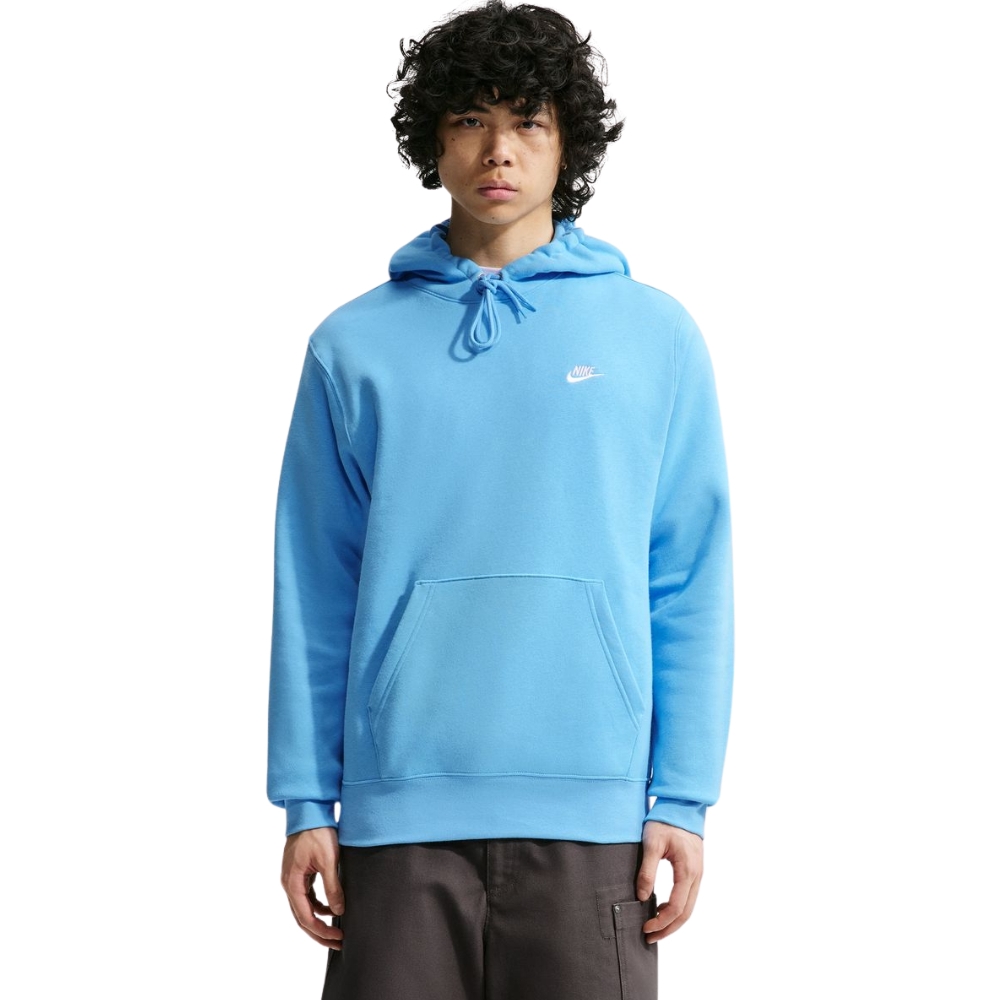 NIKE CLUB BRUSHED FLEECE PULLOVER HOODIE
