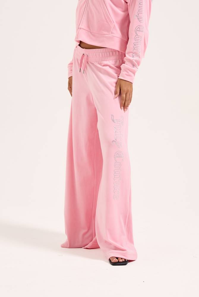 JUICY COUTURE CLASSIC VELOUR CHEVIOT CUFFED JOGGER