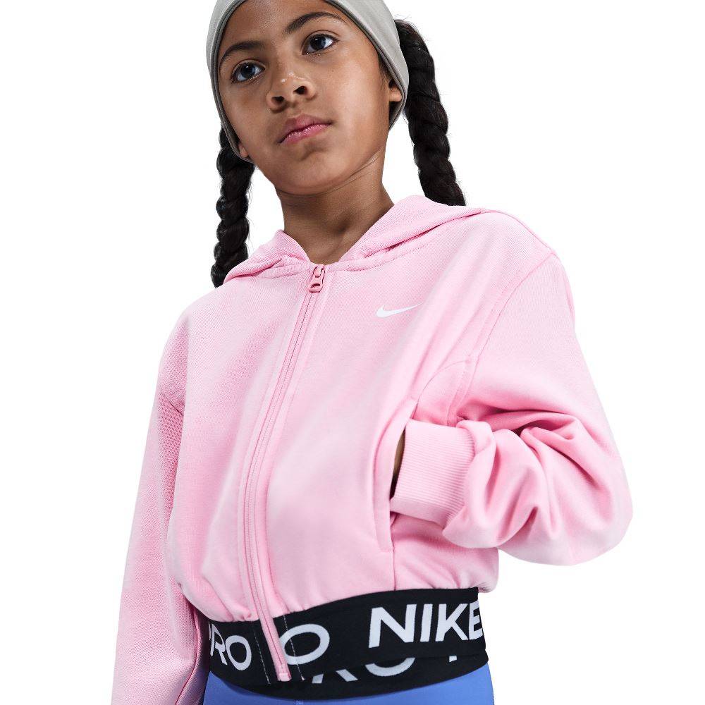 NIKE PRO DRI-FIT FULL-ZIP GIRL HOODIE