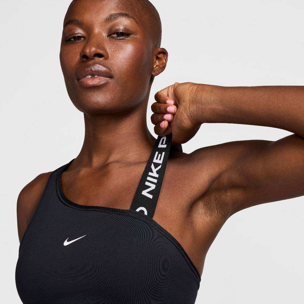 NIKE PRO SWOOSH ASYMMETRICAL PADDED SPORT BRA