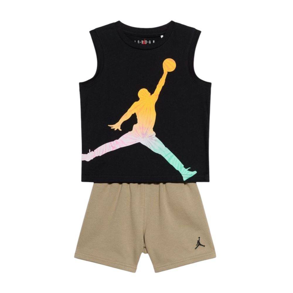 NIKE JORDAN LITTLE BOYS MJ FESTIVAL CARGO SHORT SET
