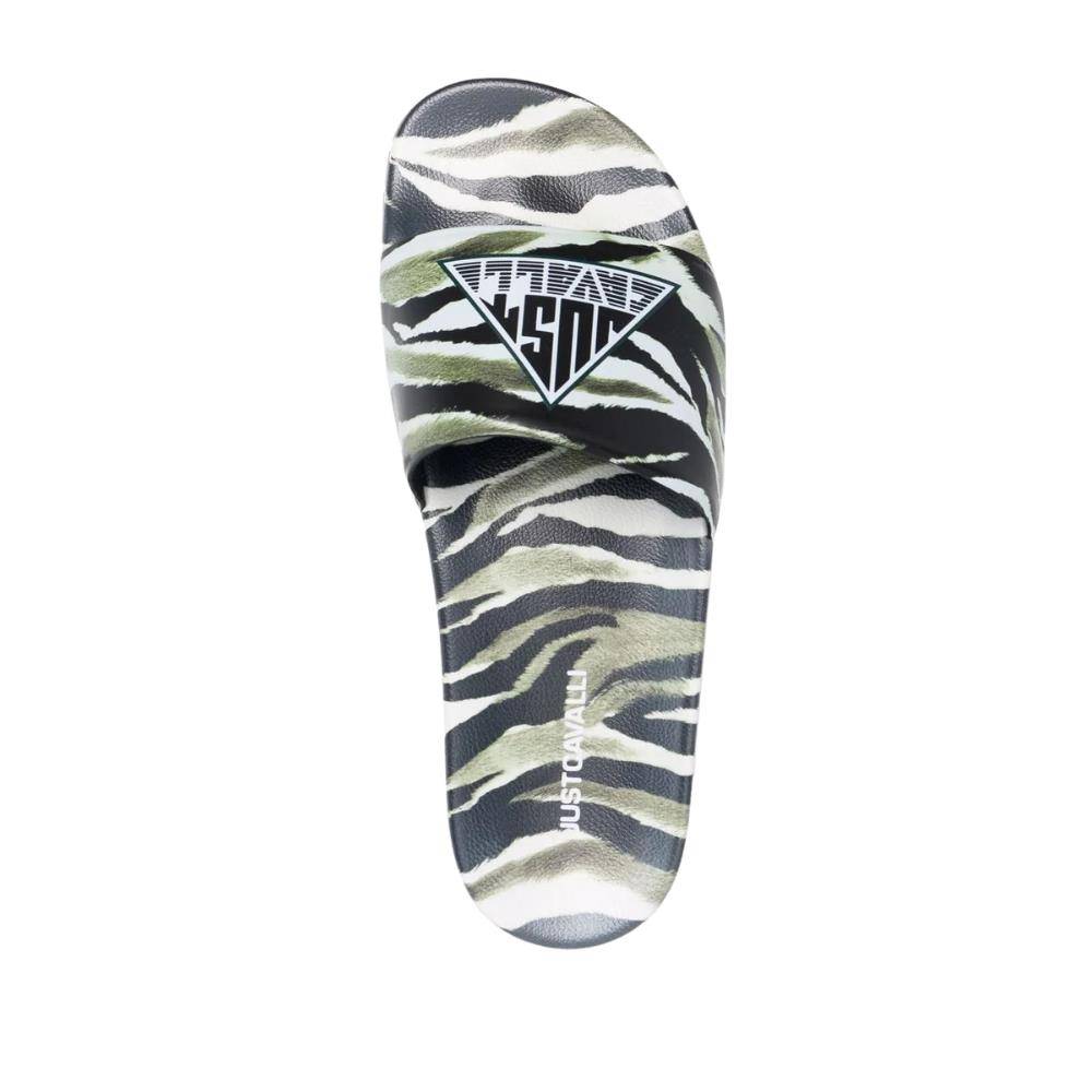 JUST CAVALLI MILITARY SLIDES