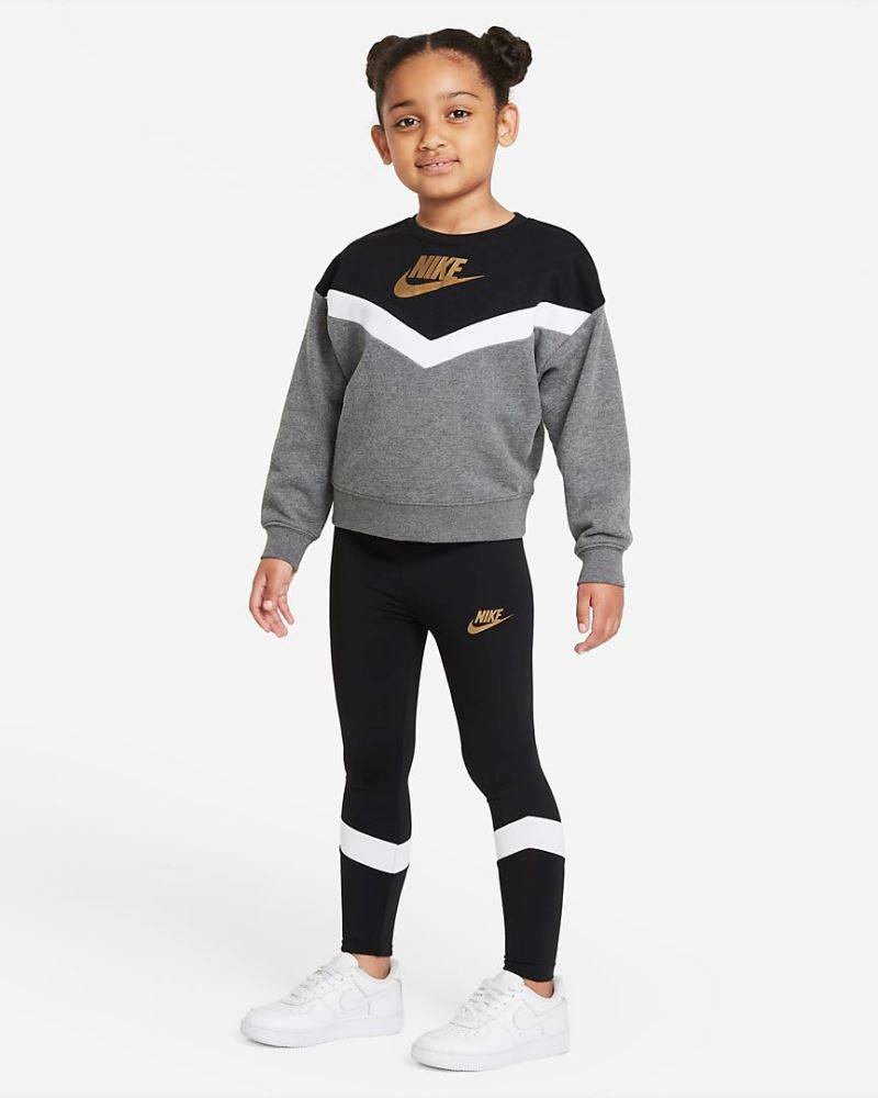 NIKE LITTLE GIRLS GO FOR GOLD CREW