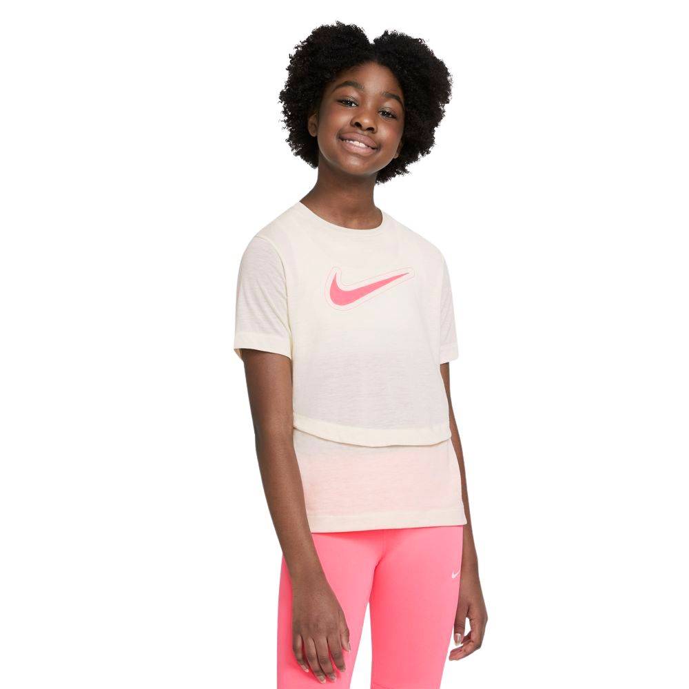 NIKE GIRLS DRI-FIT TROPHY SS TOP