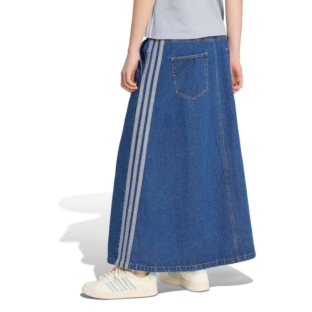 ADIDAS STADIUM WASHED DENIM LOOSE FIT SKIRT