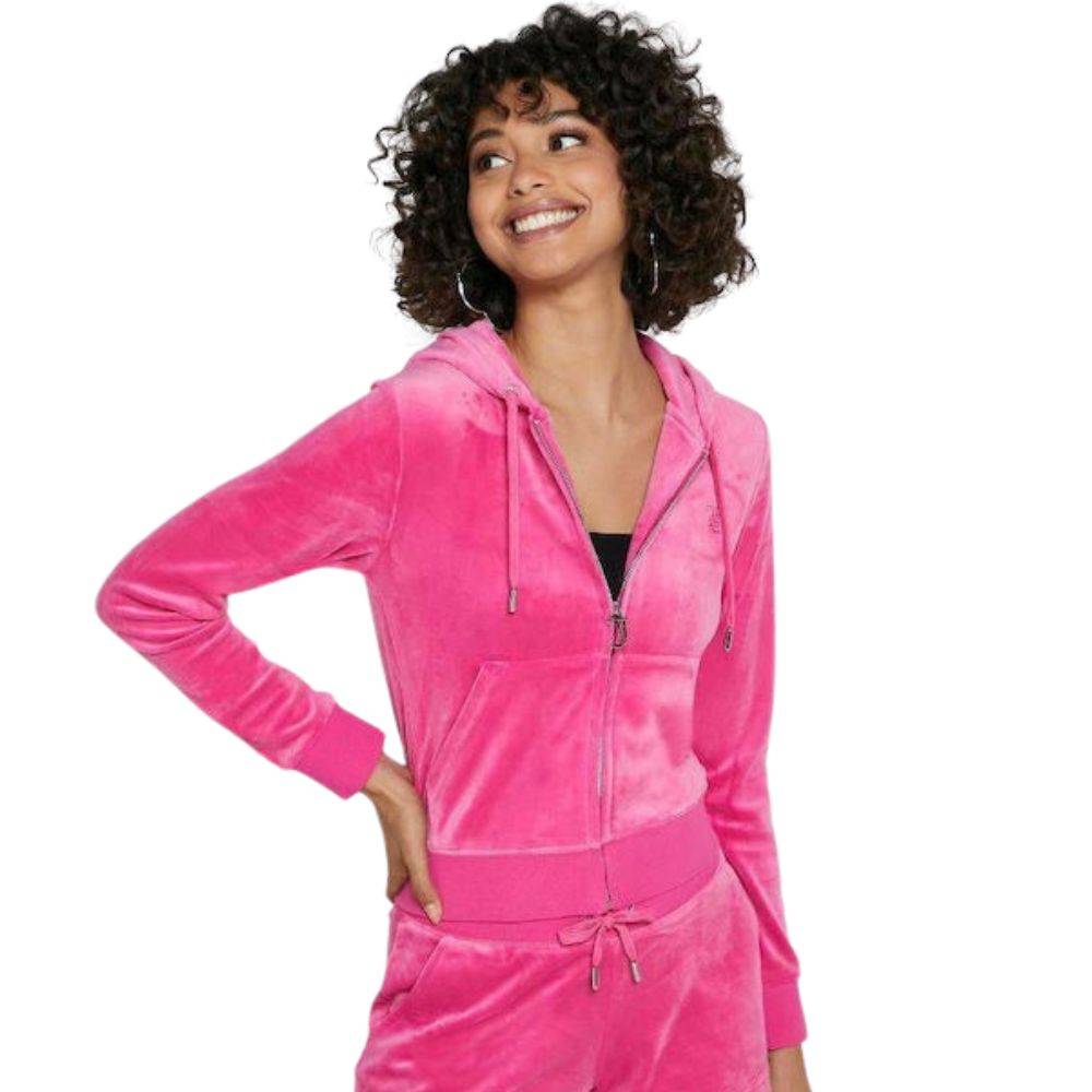 JUICY COUTURE CLASSIC VELOUR ROBERTSON TALL HOODIE