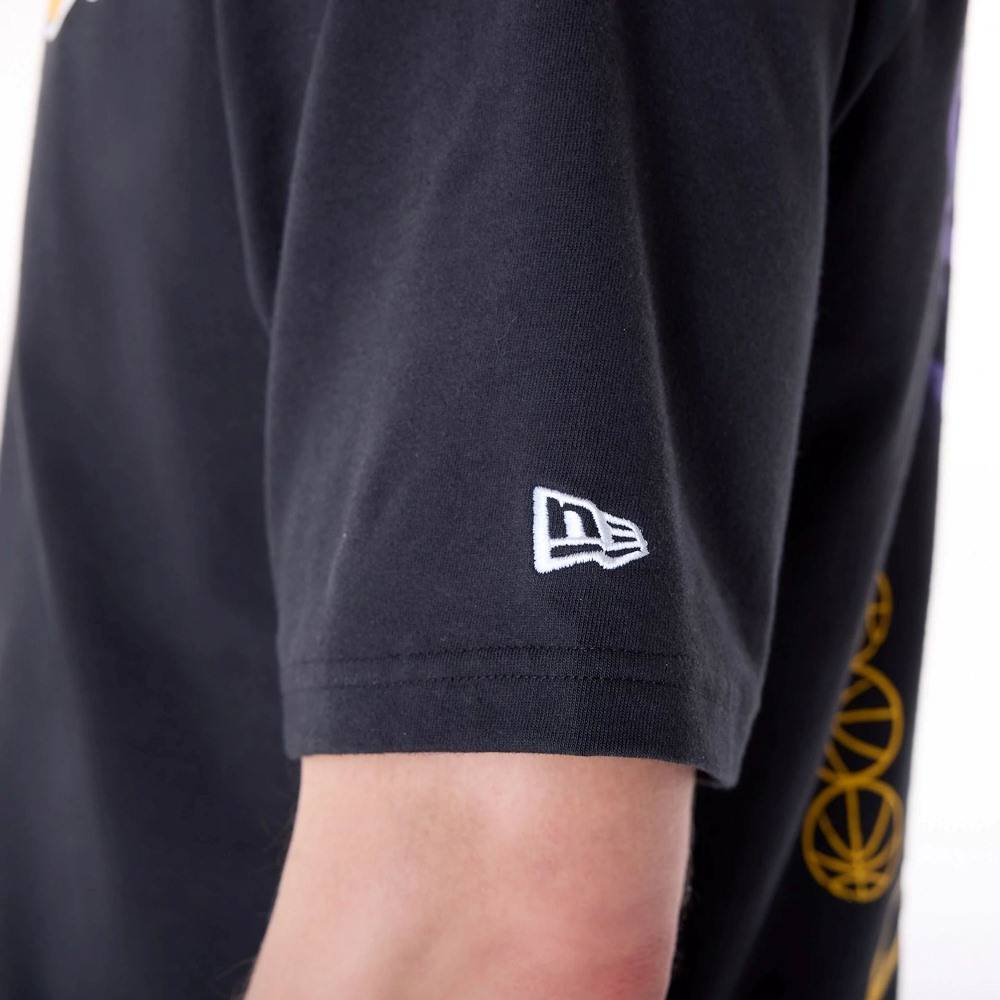 NEW ERA NBA FONT GRAPHC TEE LOS ANGELES LAKERS